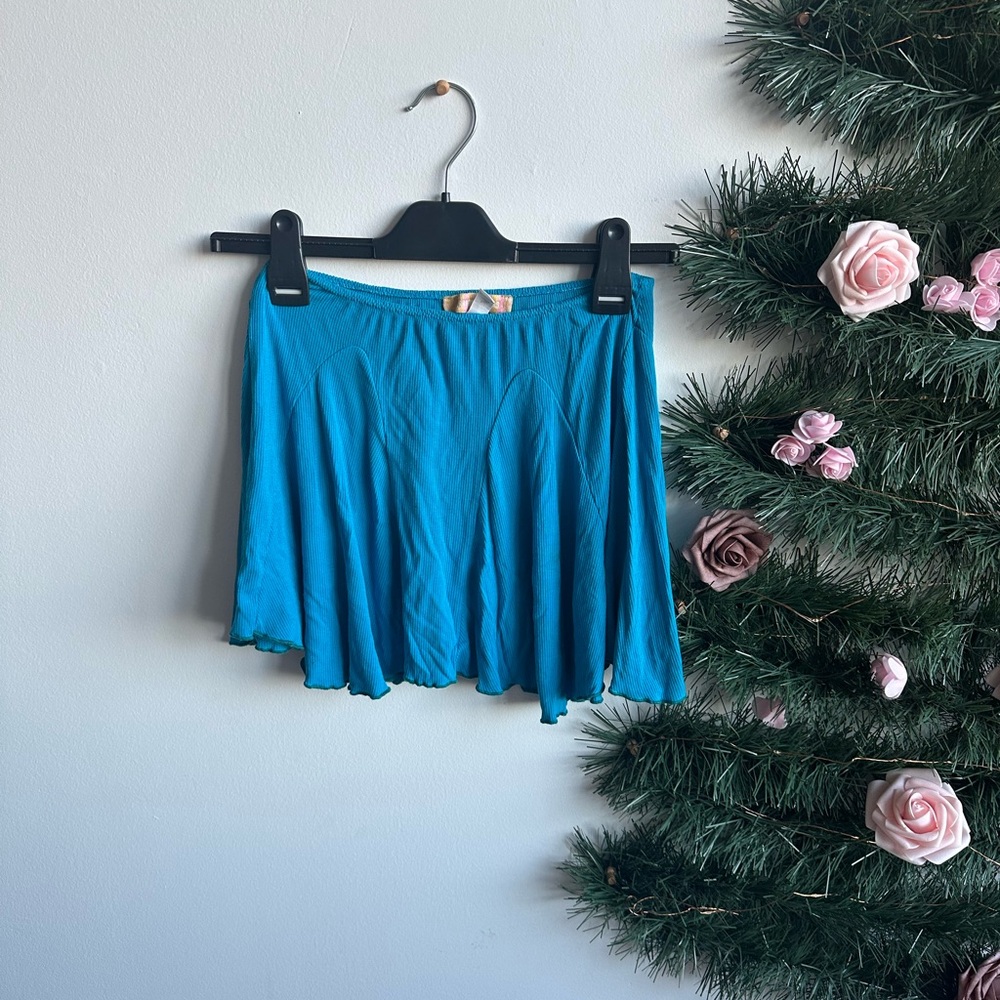Urban Outfitters Teal Skater Skirt